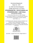 Cover DürckheimRegister® Sparpaket Steuerberater - ohne Stichworte