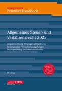 Cover Praktiker-Handbuch Allgemeines Steuer- und Verfahrensrecht 2025, 37. Auflage
