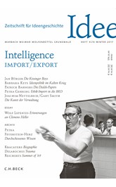 Cover: , Zeitschrift für Ideengeschichte Heft XI/4 Winter 2017
